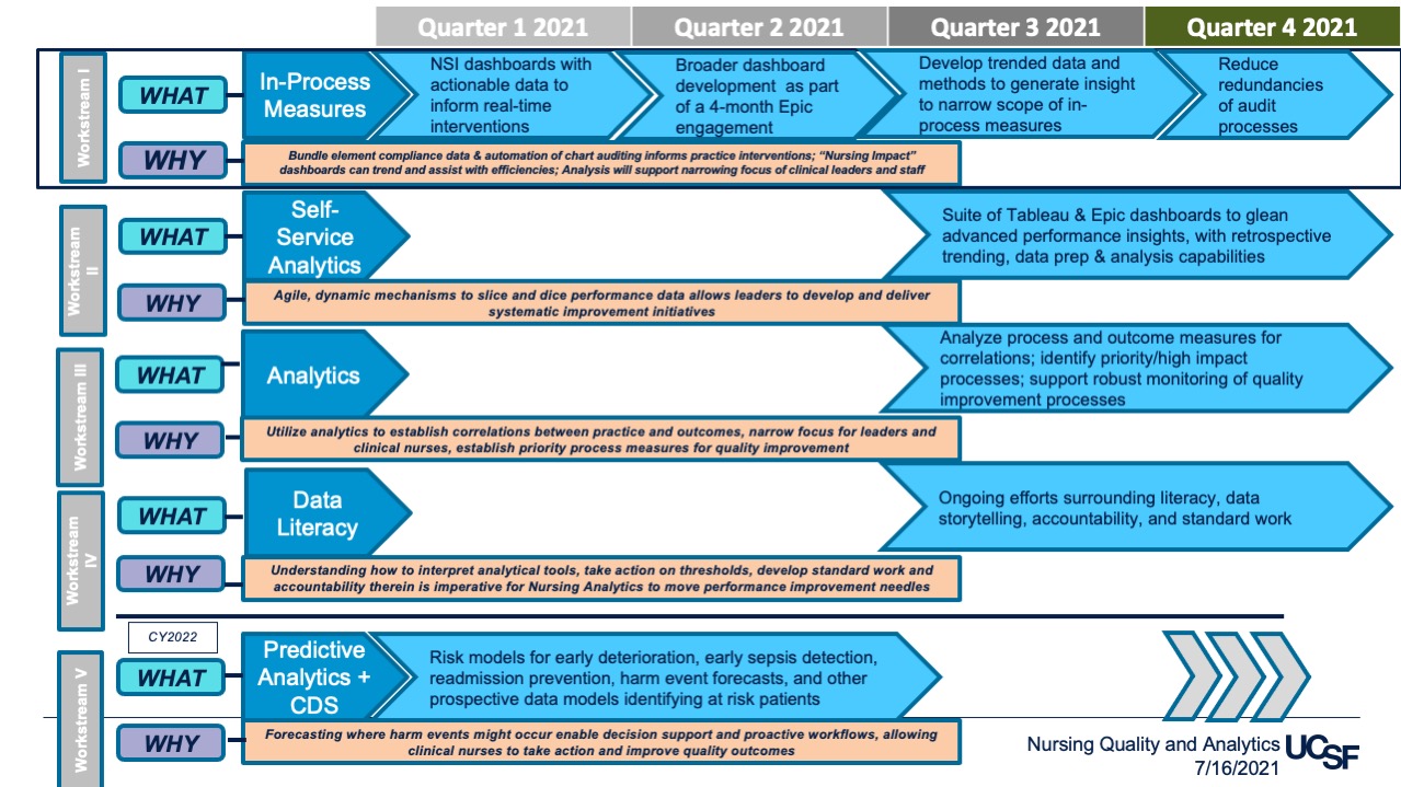 Nursing Quality and Analytics Roadmap