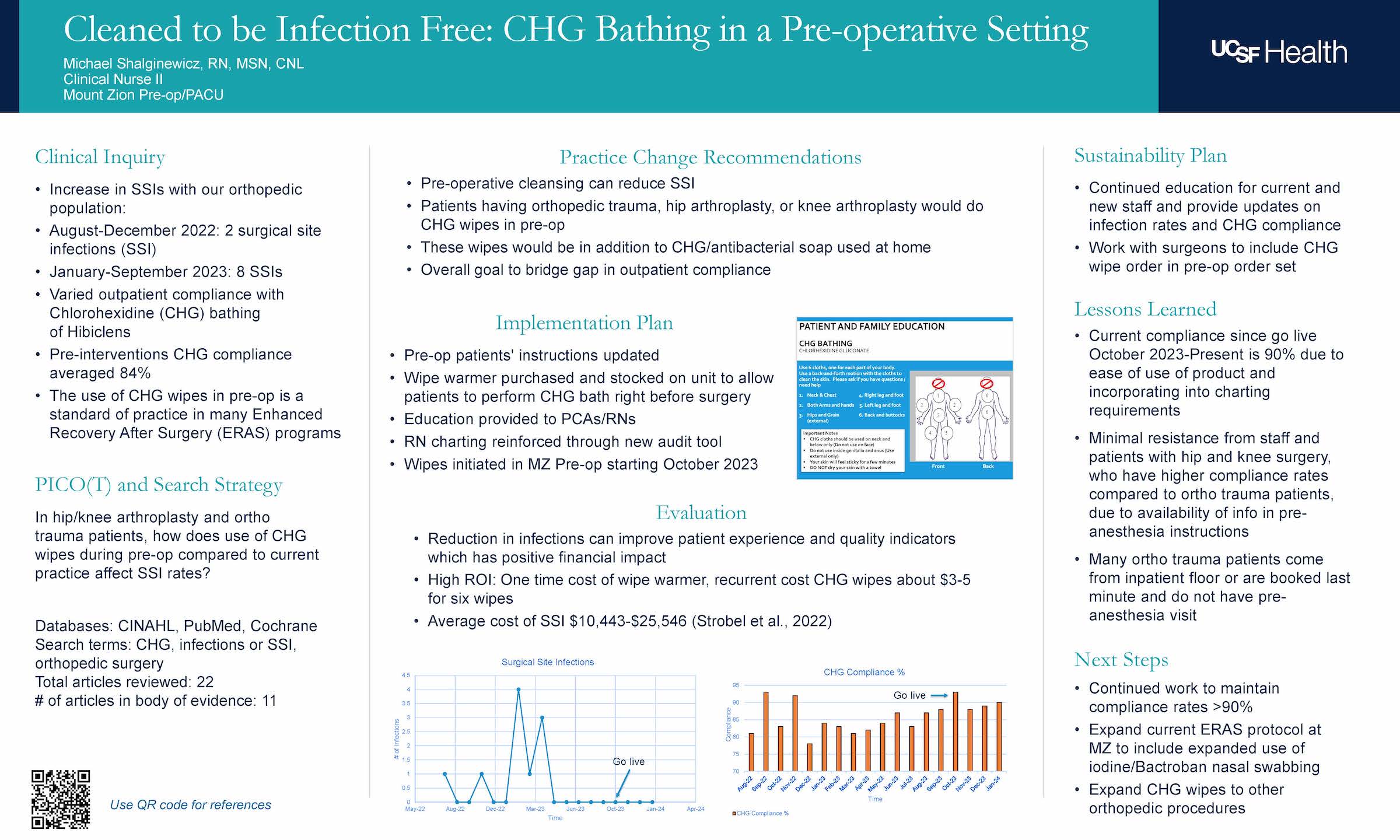 Cleaned to be Infection Free: CHG Bathing in the Pre-Operative Setting ...